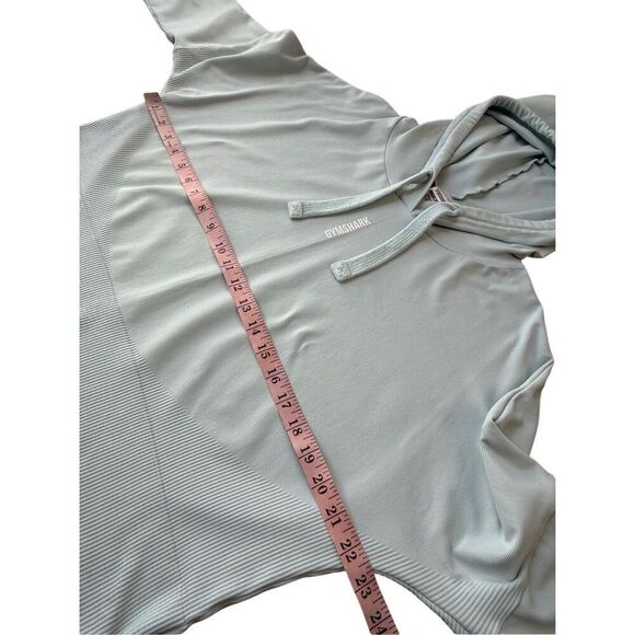 GYMSHARK Women’s Pause Hoodie In Light Sea foam Size M - Picture 8 of 9